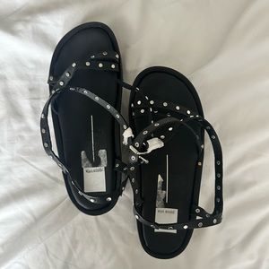 Black Platform Sandals